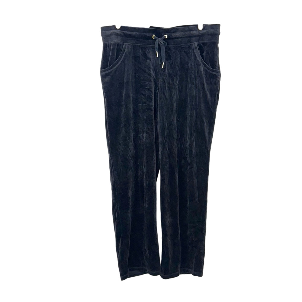 Activezone black velvet pants